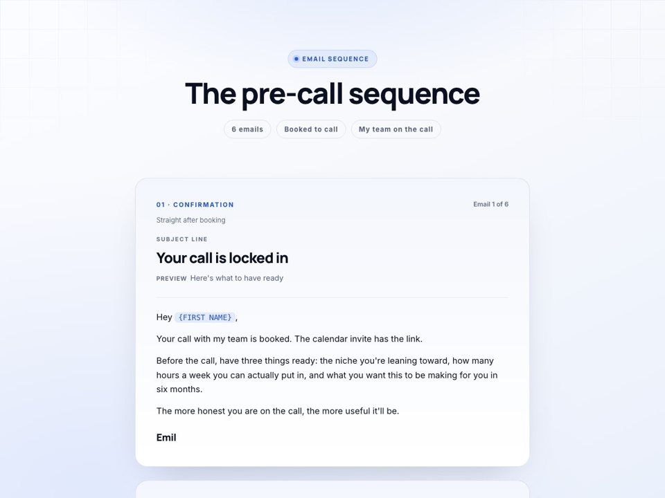 Pre-call preview